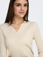 Only Maglia Polo Donna Birch Onlkaya 15344841 Birch ONLY 
