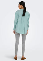 Only Camicia Donna Zazima Blu Ether 15272523 Ether ONLY 