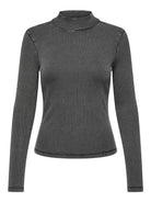 Only Maglia Donna Felina Nero 15329448 Black Washed ONLY 