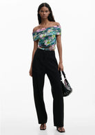 Desigual T-Shirt Donna Munich Verde 26SWTK22 4031 DESIGUAL 