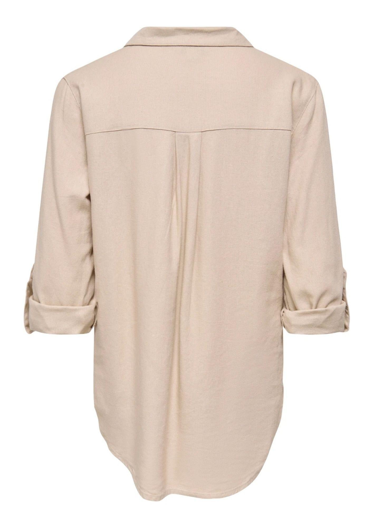 Only Camicia Donna Goa Beige 15363991 Oxford Tan ONLY 