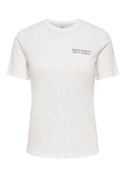 Only T-Shirt Donna Mira Bianca 15368637 Cloud Dancer ONLY 