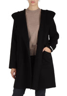 Emme Marella Cappotto Donna Oblato Nero 2525016011200 008 EMME MARELLA 