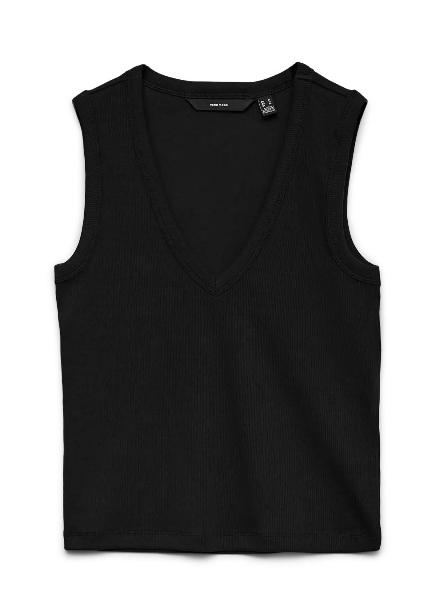 Vero Moda Top Donna Chloe Nero 10342916 Black VERO MODA 