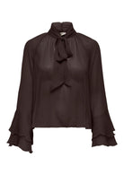 Only Blusa Donna Peninna Marrone 15367241 Coffee Bean ONLY 
