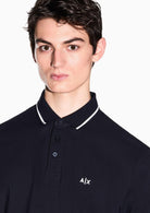 Armani Exchange Polo Uomo Blu Navy XM002356 AF13026 UB101 ARMANI EXCHANGE 
