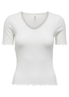 Jacqueline De Yong Top Donna Fransiska Bianco 15238718 Cloud Dancer JACQUELINE DE YONG 