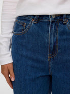 Vero Moda Jeans Donna Barrel fit Medium Blue VMBillie 10337318 Medium Blue Denim VERO MODA 