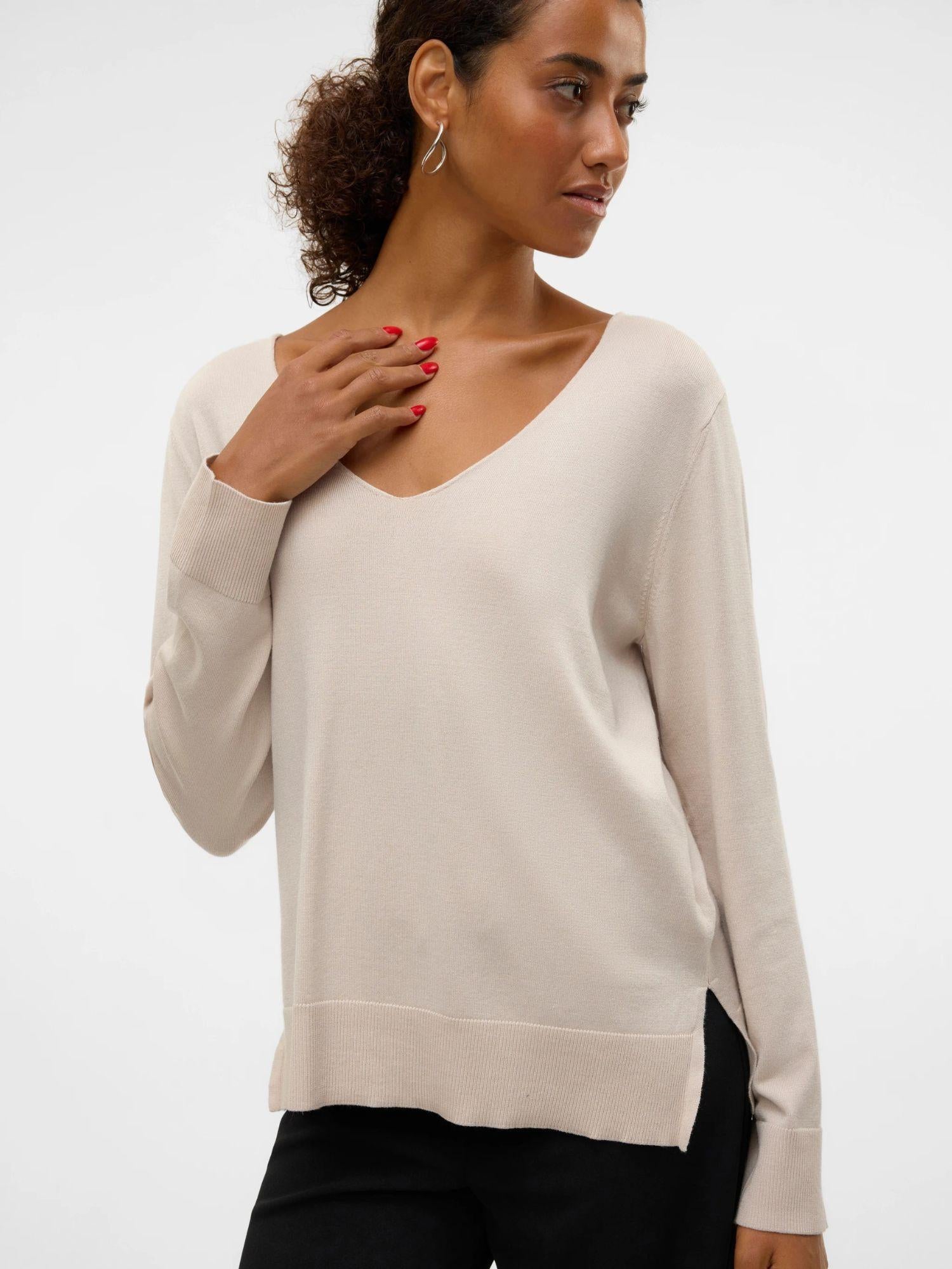 Vero Moda Maglia Donna Moonbeam VMSilje 10320451 Moonbeam VERO MODA 
