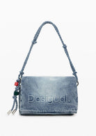 Desigual Borsa Donna Bag Half Logo Denim Venecia 4.0 Denim Chiaro 26SAXD28 5005 DESIGUAL 