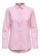 Jacqueline De Yong Camicia Donna Mio Rosa Righe Bianche 15149877 Shocking Pink JACQUELINE DE YONG 