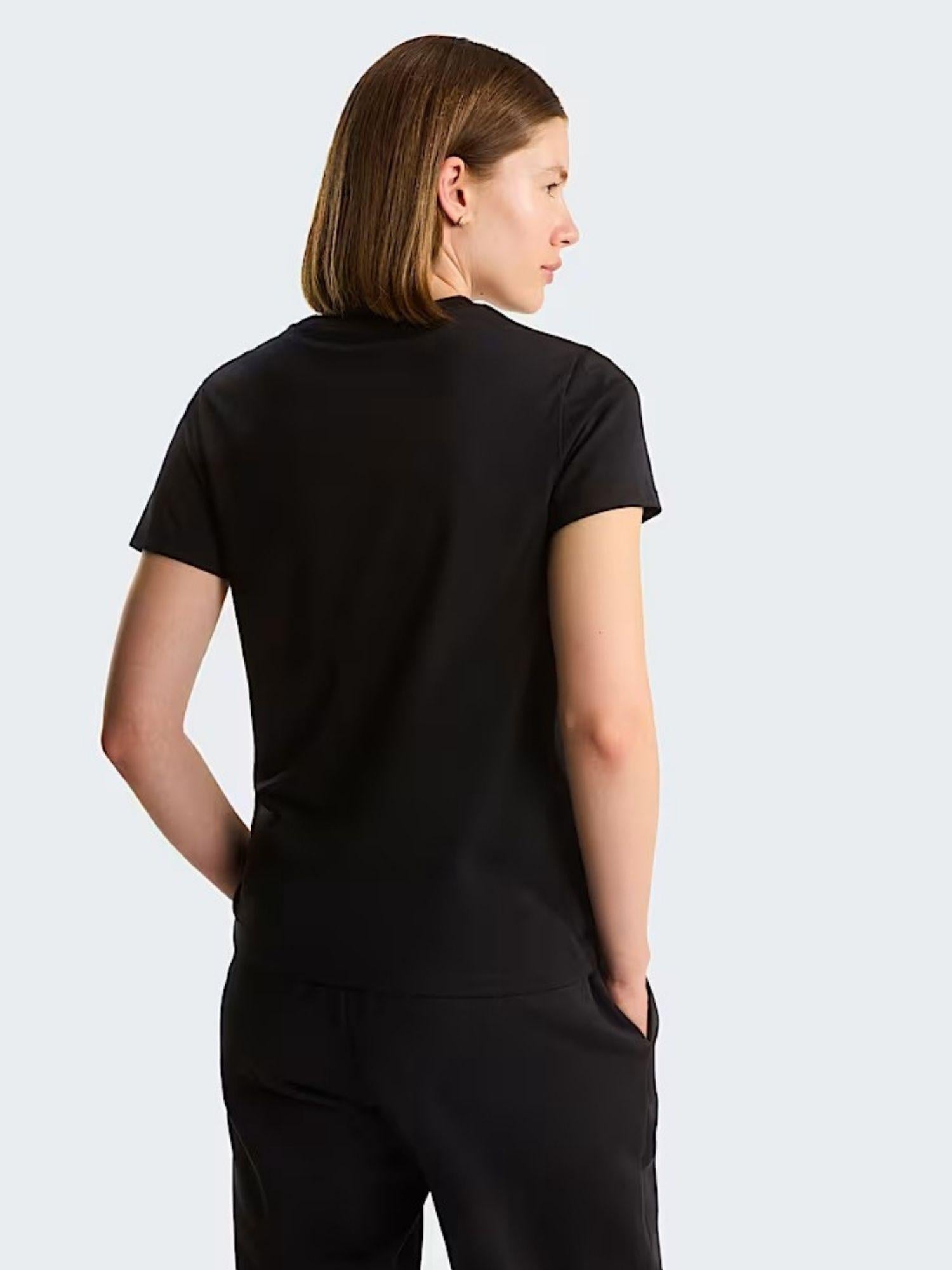 The North Face T-Shirt Donna Nera Evolution Simple Dome Slim NF0A8FX7 JK3 THE NORTH FACE 