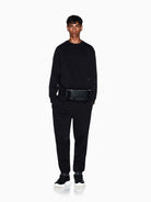 Armani Exchange Felpa Girocollo Bande Logate Uomo Nero XM001296 AF10818 UC001 ARMANI EXCHANGE 