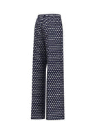 Emme Marella Pantalone Donna Emmbaobab Blu Fantasia Rombi 2615131241200 009 EMME MARELLA 