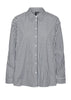 Camicia Donna Bianco Rigato Grigio