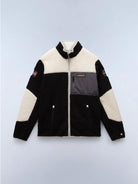 Napapijri Felpa in Pile con Zip Yupik Uomo Multicolour NP0A4GNT MCB NAPAPIJRI 
