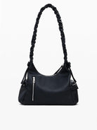 Desigual Borsa logo 3D con manico arricciato media Donna Nero 25WAXP98 2000 DESIGUAL 