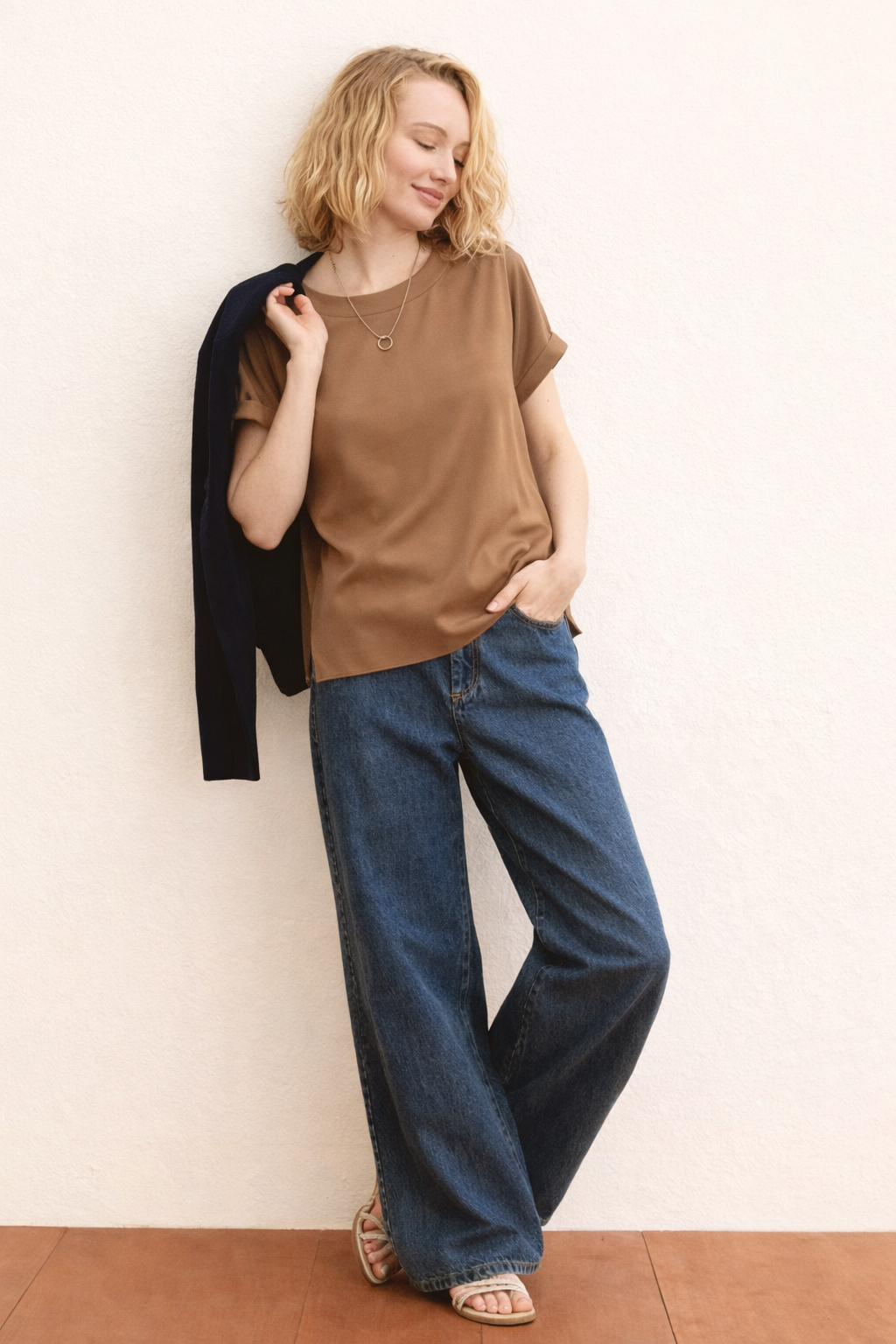 Emme Marella Camicia Donna Emmramo Cammello 2615111031200 002 EMME MARELLA 