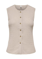 Only Top Donna Ilse Grigio Argento 15374601 Silver Lining ONLY 