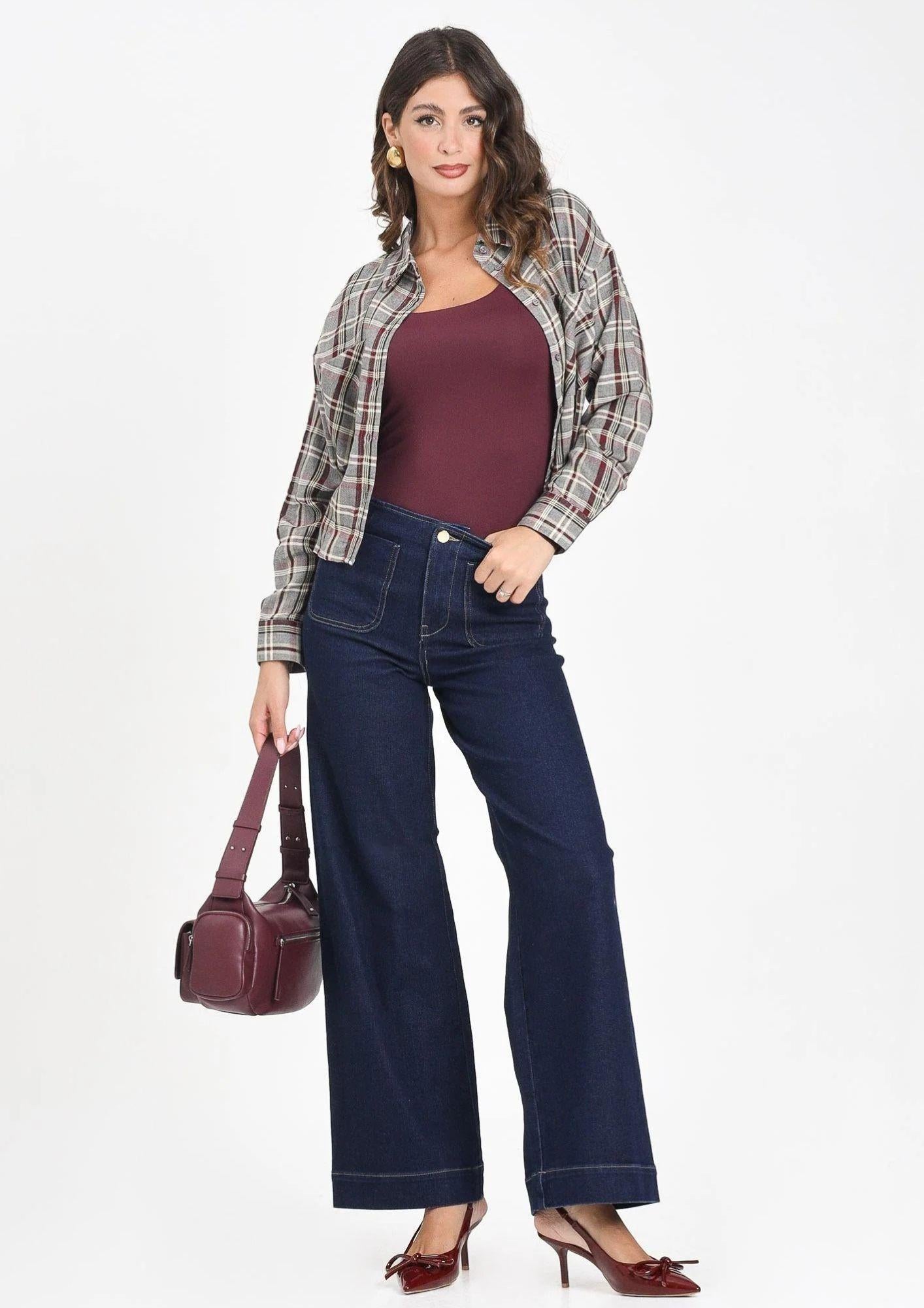 Jacqueline De Yong Jeans Donna New Vanessa Blu denim 15349749 Dark Blue Denim JACQUELINE DE YONG 