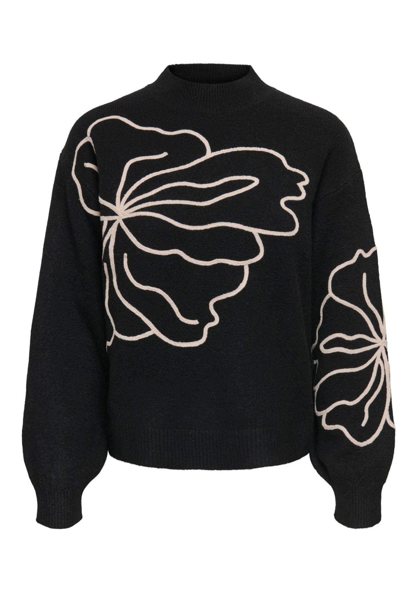 Jacqueline De Yong Pullover Donna Jella Nera 15344518 Black W. CEMENT JACQUELINE DE YONG 
