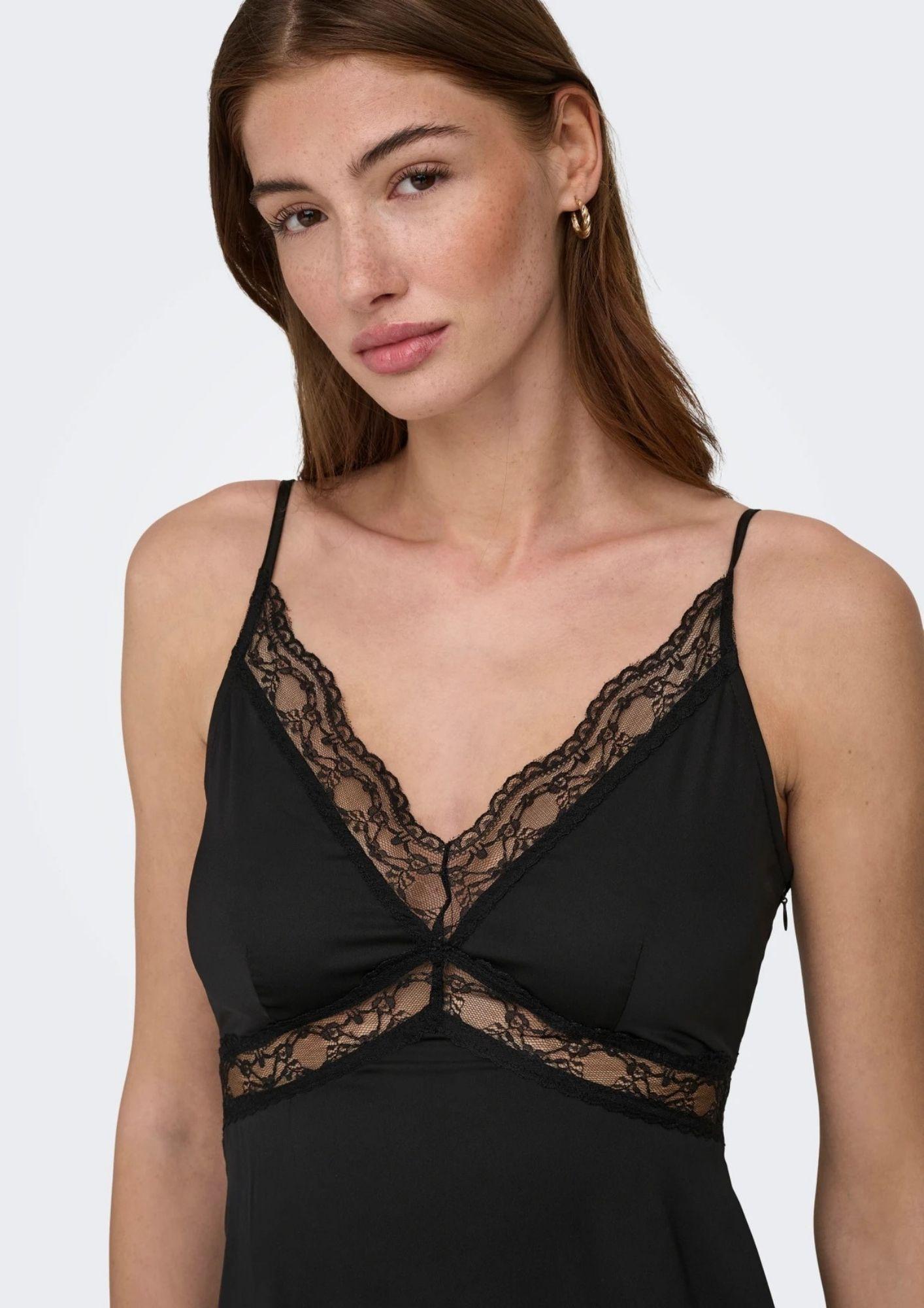 Only Abito Donna Sibara Nero 15365764 Black ONLY 