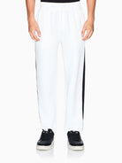 Armani Exchange Pantaloni Jogger Bande Logate Uomo Bianco XM001301 AF10818 U0009 ARMANI EXCHANGE 