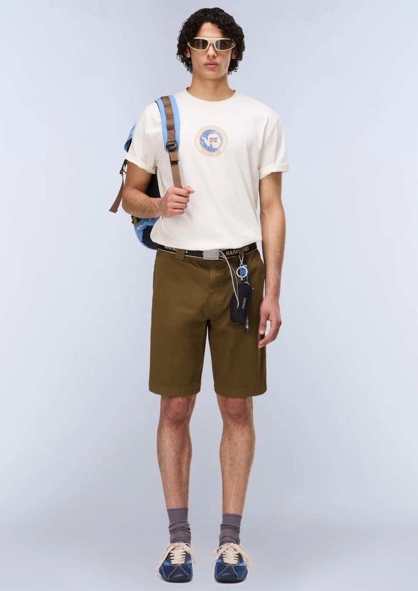 Napapijri T-Shirt Uomo Phos Bianca NP0A4G5A N1A NAPAPIJRI 