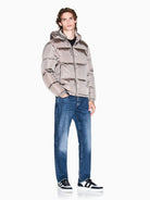 Armani Exchange Piumino con cappuccio Uomo Beige XM000348 AF12286 U6107 ARMANI EXCHANGE 