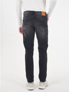 Yes Zee Jeans 5 Tasche Slim Fit Uomo Nero Stone P601 F479 J738 YES ZEE 