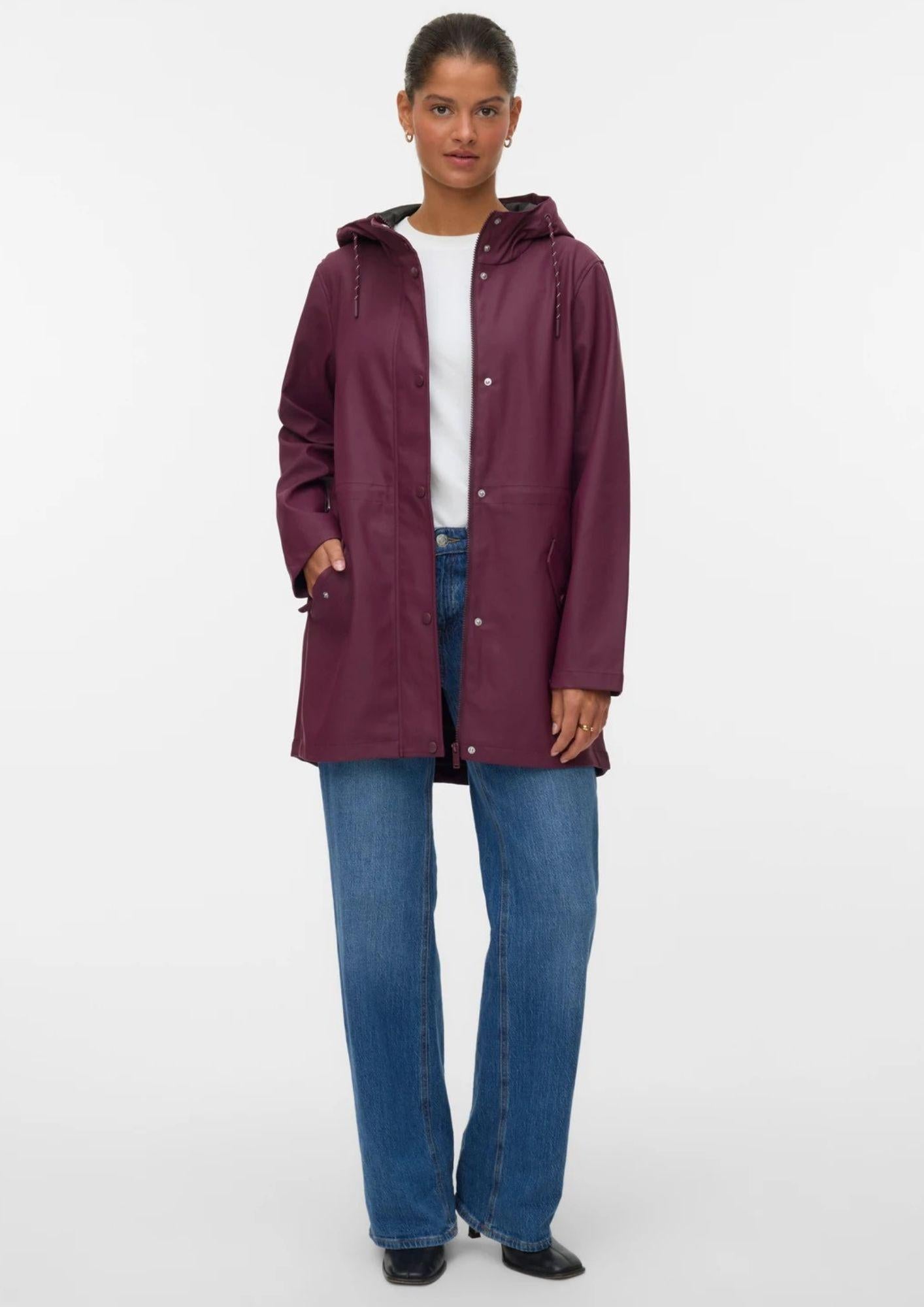 Vero Moda Giacca Invernale Donna Malou Bordeaux 10266982 Winetasting VERO MODA 