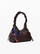 Desigual Borsa logo 3D con manico arricciato media Donna Marrone 25WAXPAY 6009 DESIGUAL 