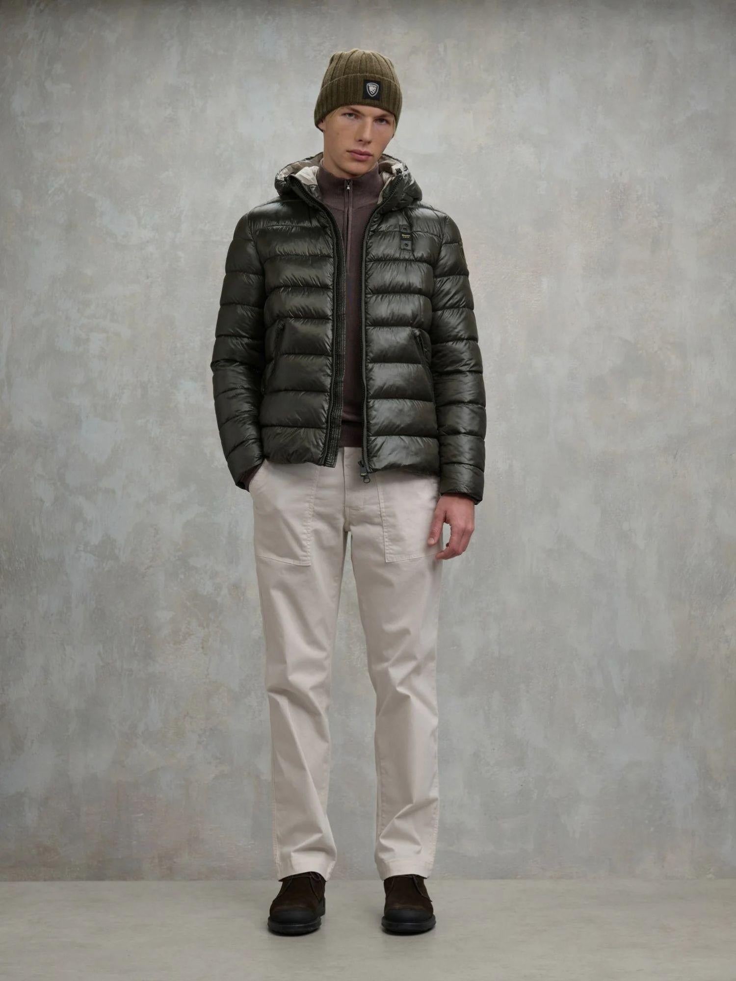 Blauer Giacca Invernale Adams Uomo Tiglio selvatico interno beige BLUC02079 5958 678 BLAUER 