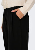 Jacqueline De Yong Pantalone Donna Geggo Nero 15330419 Black JACQUELINE DE YONG 