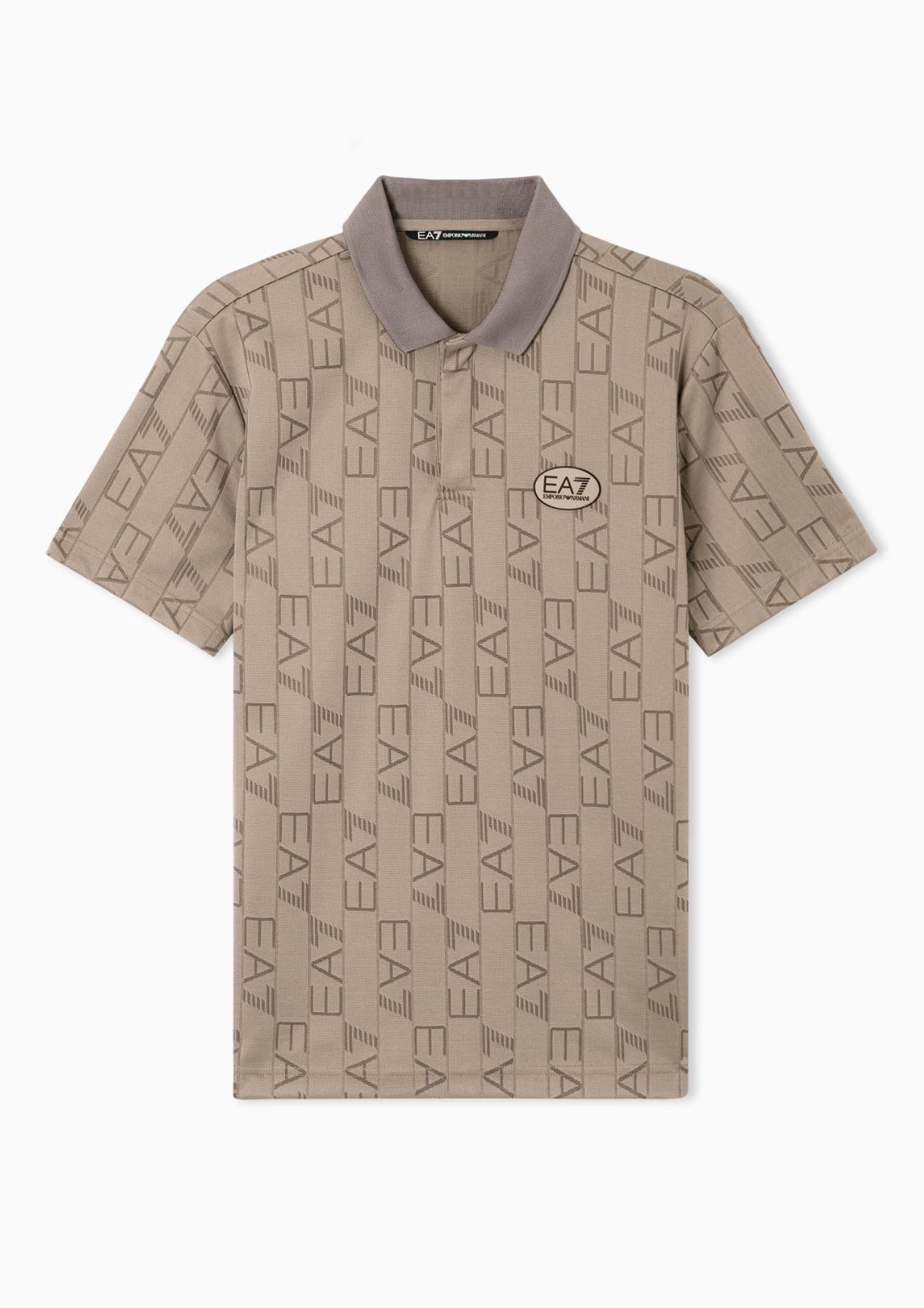 EA7 Emporio Armani Polo Uomo Beige 7M001287 AF22277 F1039 EA7 EMPORIO ARMANI 