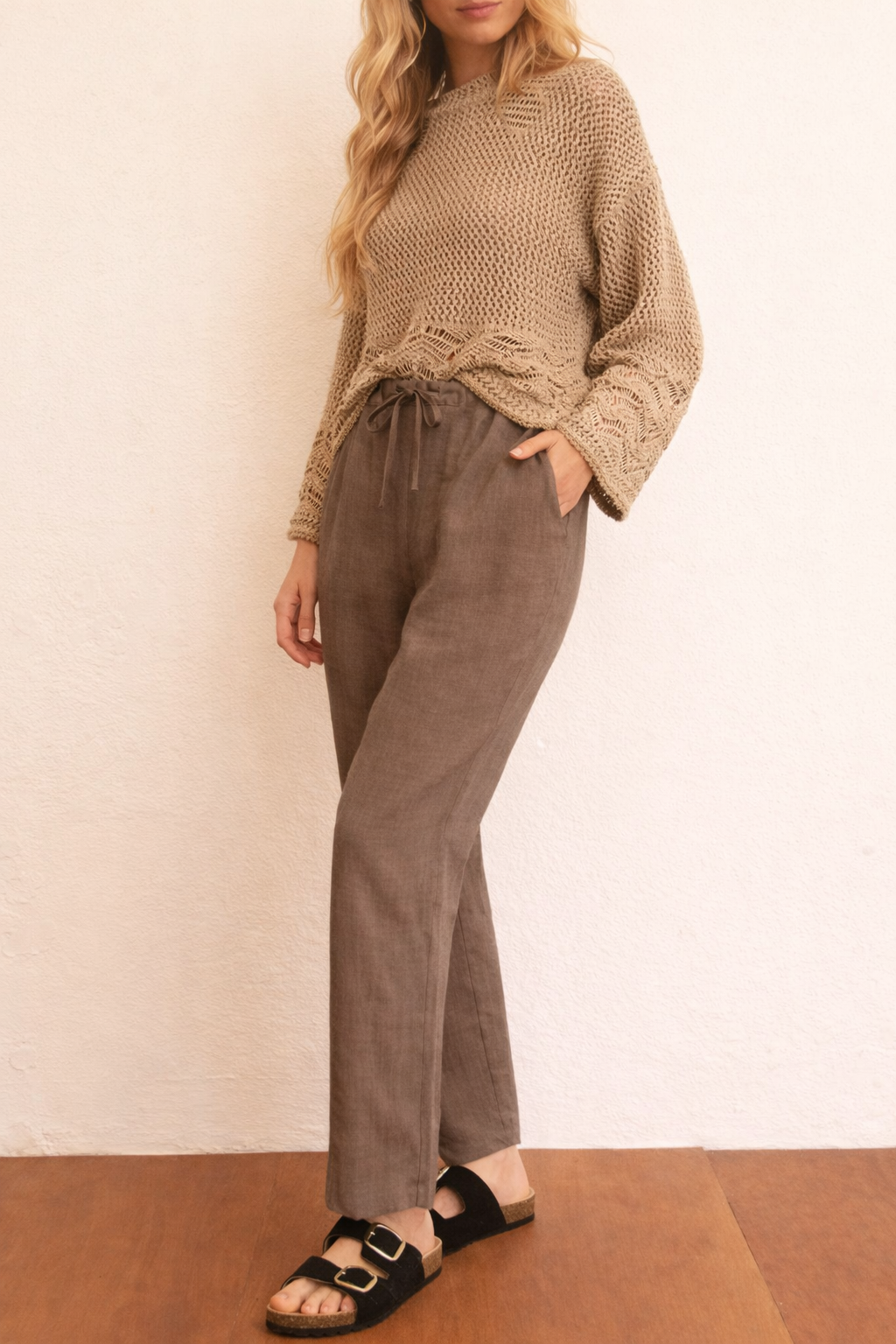 Emme Marella Pantalone Donna Emmsauna Tortora 2615131232200 005 EMME MARELLA 