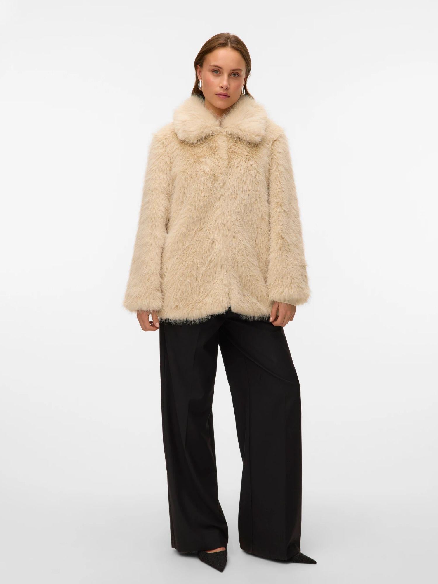 Vero Moda VMGLORIA Giacca invernale Donna Grey Oatmeal 10333912 Oatmeal VERO MODA 