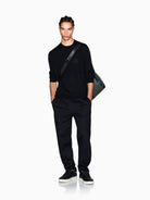 Armani Exchange Maglione girocollo con patch Uomo Nero XM001329 AF11982 UC001 ARMANI EXCHANGE 