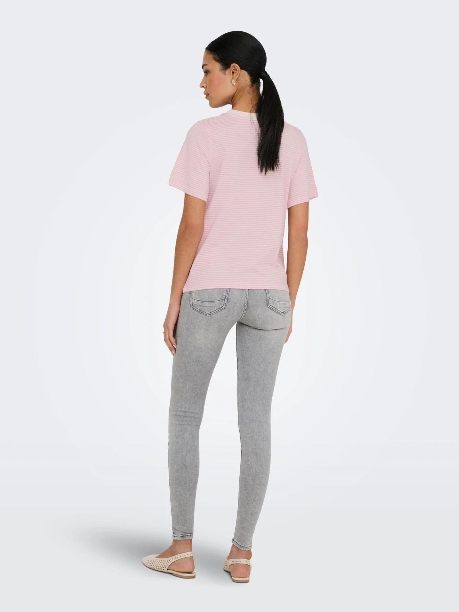 Jacqueline De Yong T-Shirt Donna Cloud Dancer Fragrant Lilac Jdylion 15298612 Cloud Dancer FRAGRANT LILAC JACQUELINE DE YONG 