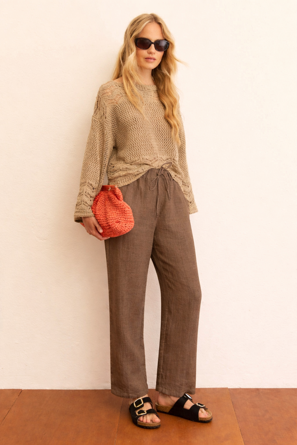 Emme Marella Pantalone Donna Emmsauna Tortora 2615131232200 005 EMME MARELLA 