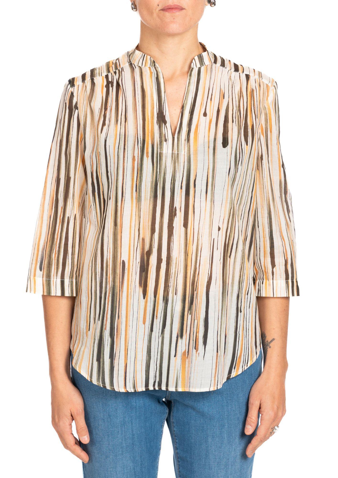 Diana Gallesi Blusa Donna Ecrù Arancio 2003R003091N 01 DIANA GALLESI 