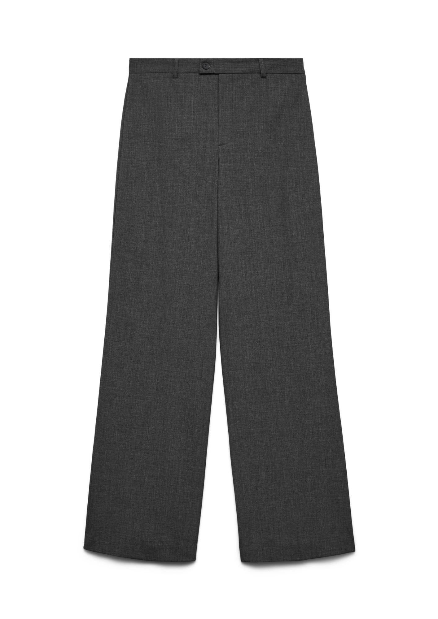 Vero Moda Pantalone Donna Texas Grigio 10334103 Dark Grey Melange VERO MODA 