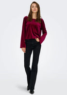 Jacqueline De Yong Maglia Donna Victory Bordeaux 15363518 Winetasting BOW JACQUELINE DE YONG 