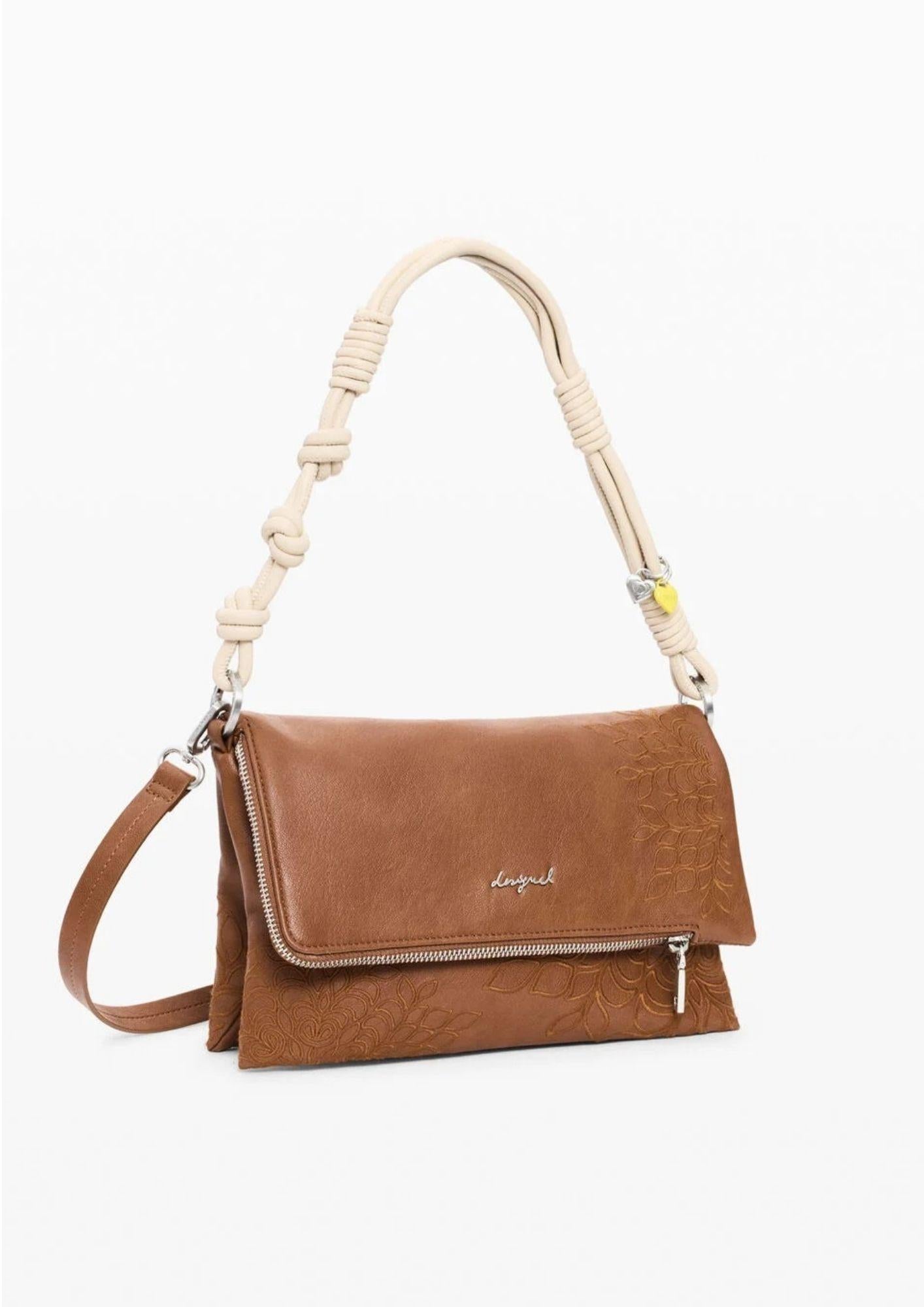 Desigual Borsa Donna Bag Sierra CAmel Murano Marrone 26SAXPB8 6011 DESIGUAL 