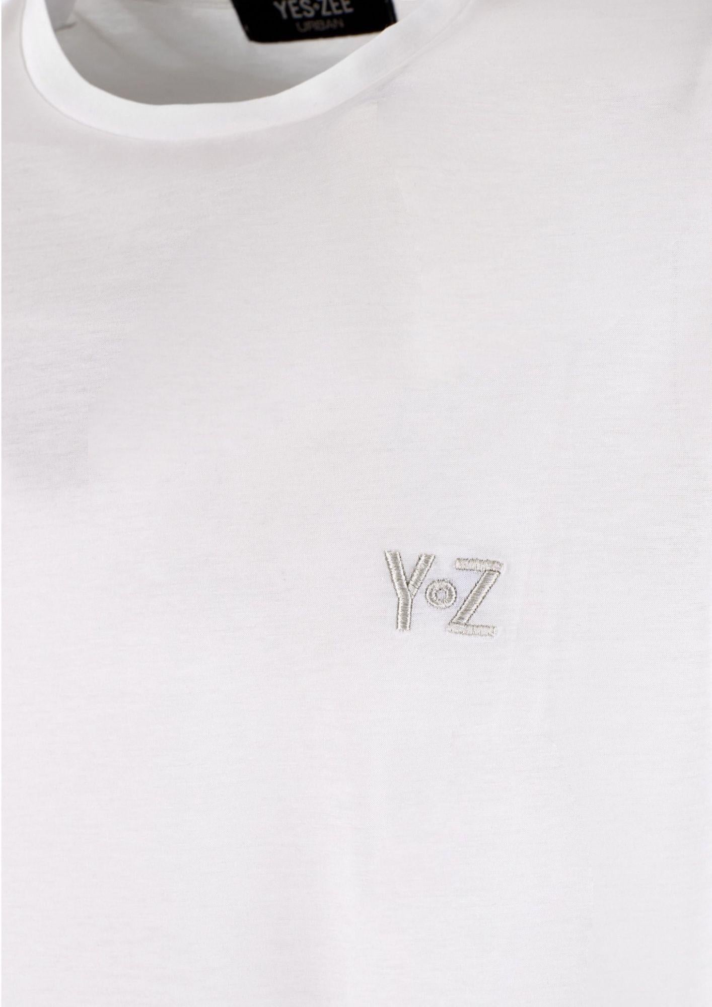Yes Zee T-Shirt Uomo Bianco Girocollo T722 TL00 0107 YES ZEE 