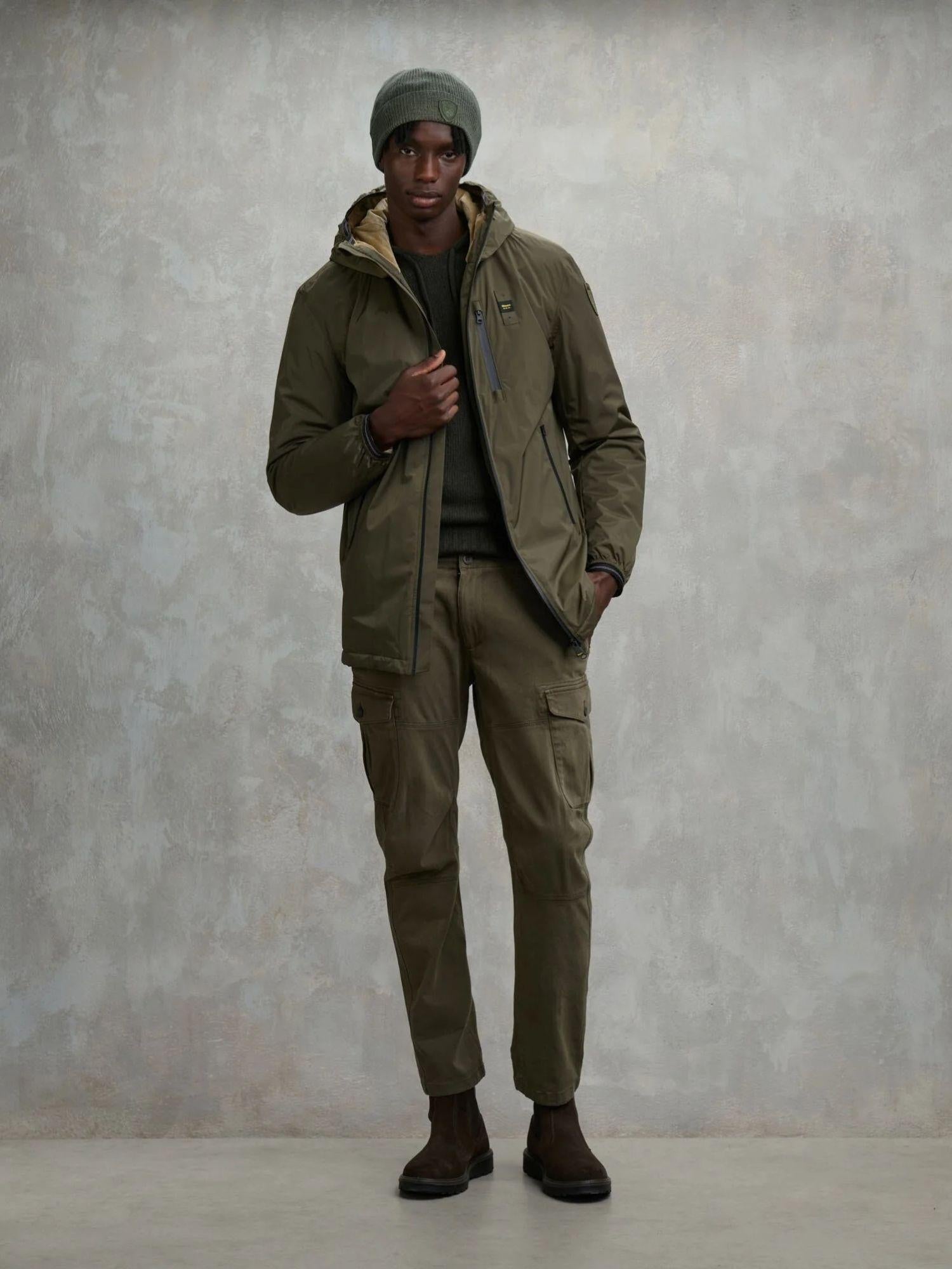 Blauer Trench Jarvis Uomo Verde bosco BLUK11139 7110 670 BLAUER 