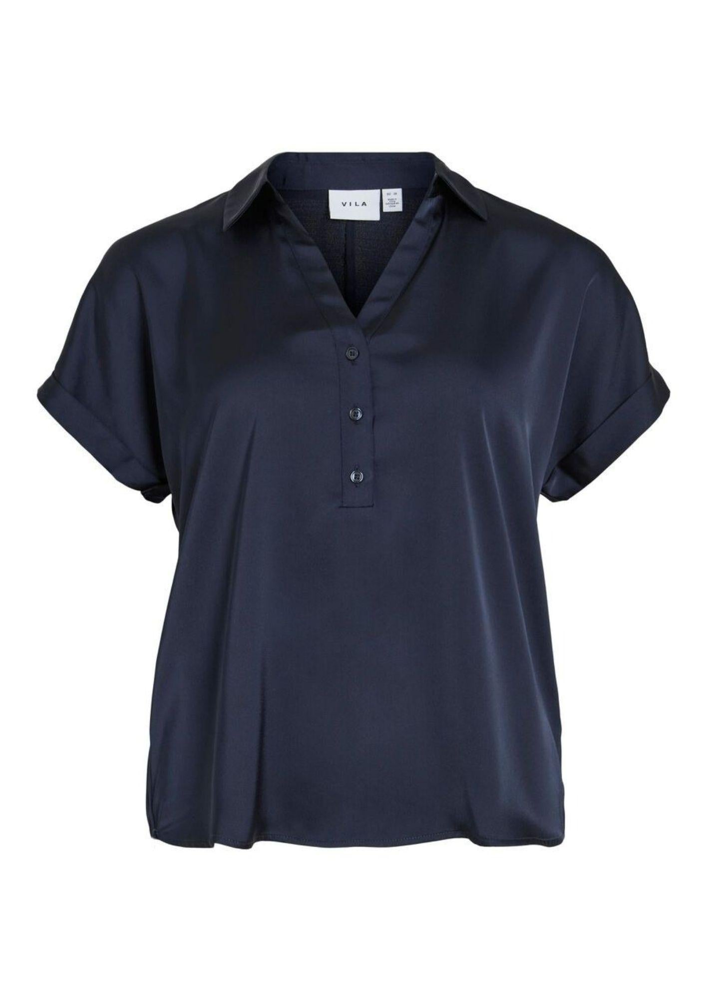Vila CAmicia Donna Enna Blu Navy 14107405 Navy Blazer VILA 