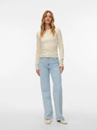 Vero Moda Jeans Donna Wide Fit Light Blue VMSilje 10345321 Light Blue Denim VERO MODA 