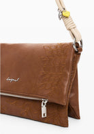 Desigual Borsa Donna Bag Sierra CAmel Murano Marrone 26SAXPB8 6011 DESIGUAL 