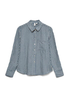 Vero Moda Camicia Donna Imara Blu 10338157 Dark Denim SNOW WHITE VERO MODA 